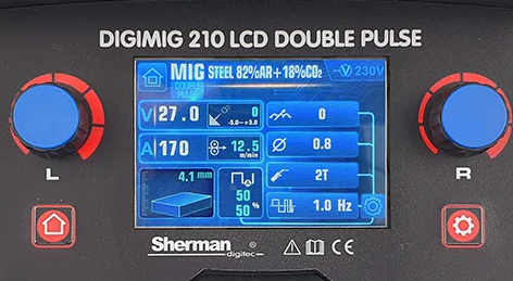 Farebný LCD displej Sherman DIGIMIG 210 LCD Double Pulse