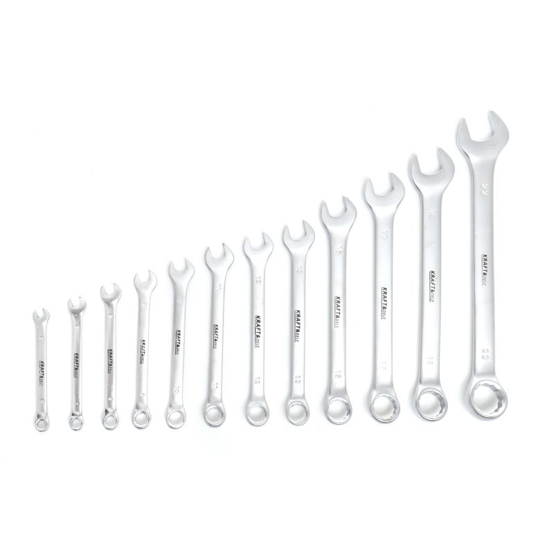 Sada očkoplochých kľúčov 12dielna CrV.