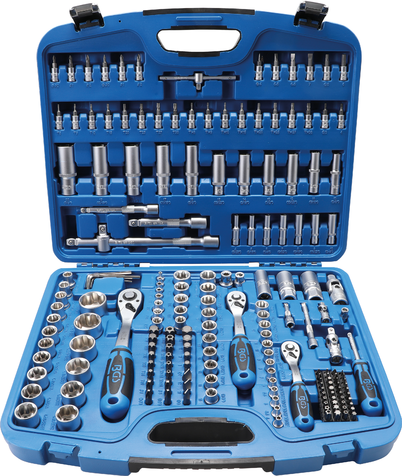 BGS-Gola sada 192dielov 1/2"+3/8"+1/4/" Crv.Professional