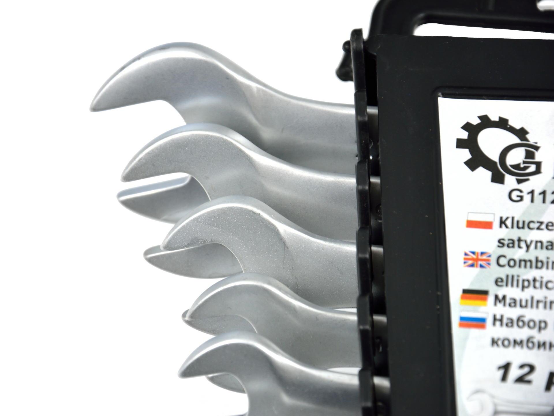 Sada očkoplochých kľúčov 12dielna CrV.