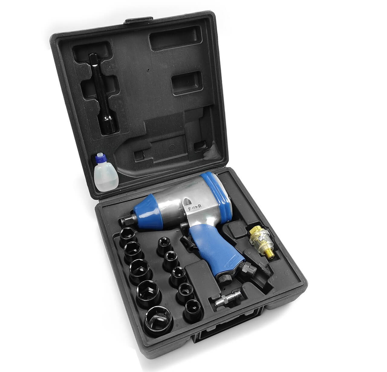 Rázový uťahovák 310Nm sada