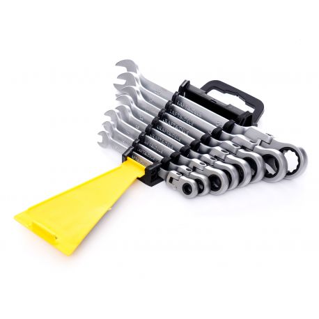 Sada račňových kĺbových kľúčov 8dielna CrV.