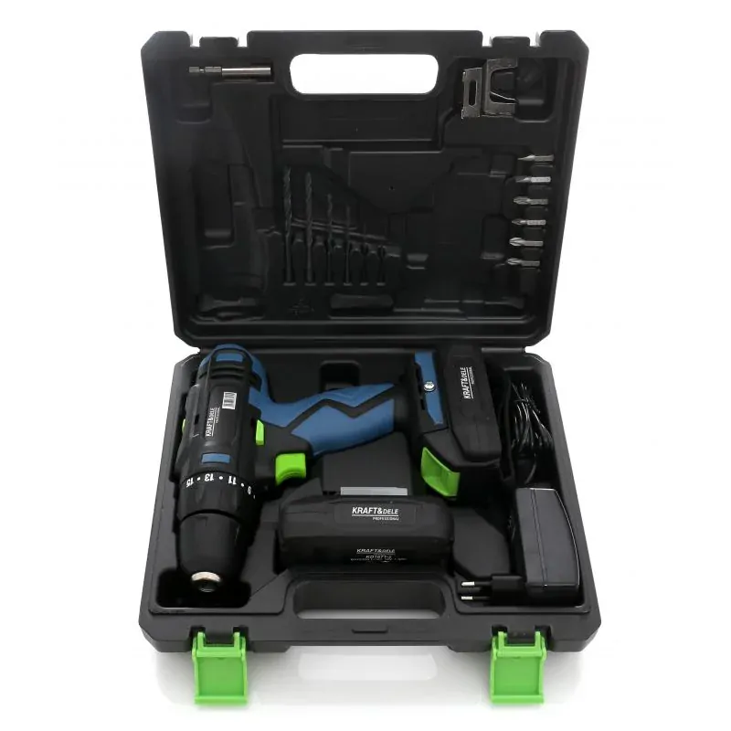 Kraft-Aku vŕtačka 18V 2x 1,3Ah Aku Li-ion