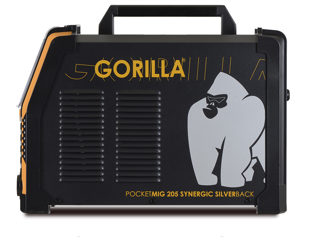 IWELD-Gorilla PocketMIG 205 SYNERGIC Silver Back