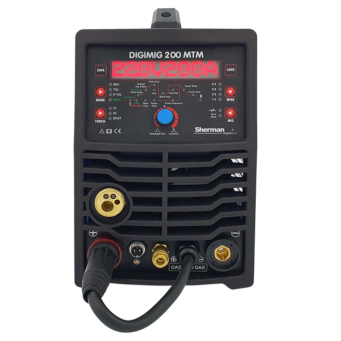 Sherman-DIGIMIG 200 MTM synergická invertorová zváračka MIG/MAG MMA TIG HF