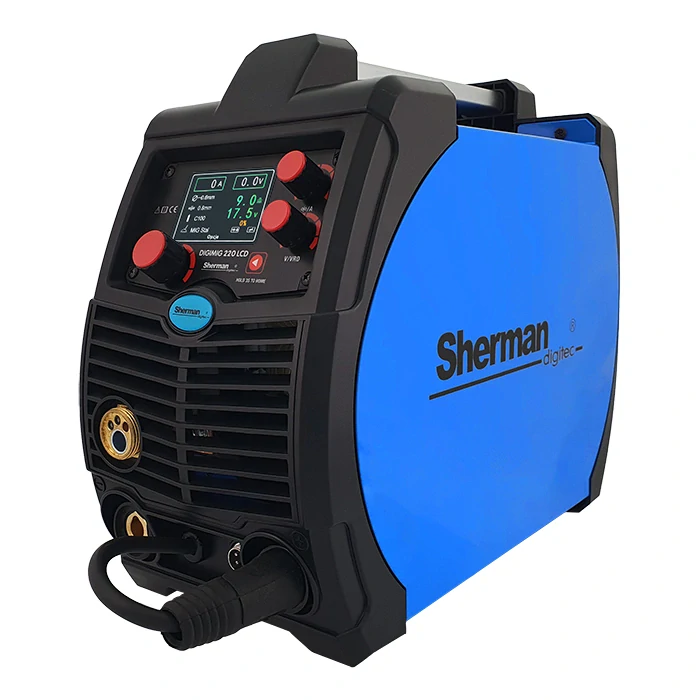 Sherman DIGIMIG 220LCD SYNERGIC- zváračka Co2 SET Zapoj a Zváraj