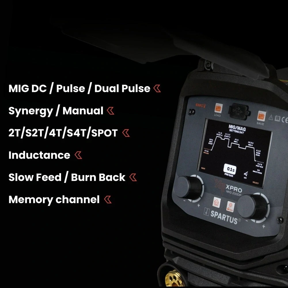 SPARTUS XPro MIG 200 DUAL PULSE-MIG-MAG/MMA/Tig lift zváračka