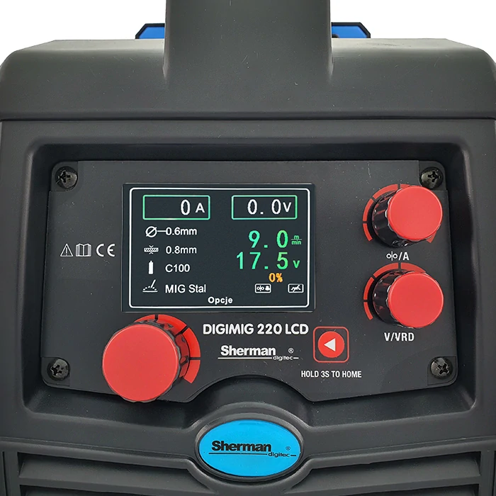 Sherman DIGIMIG 220LCD SYNERGIC- zváračka Co2 SET Zapoj a Zváraj