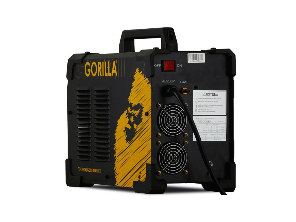 IWELD-GORILLA POCKETMIG 205 ALUFLUX komplet SET