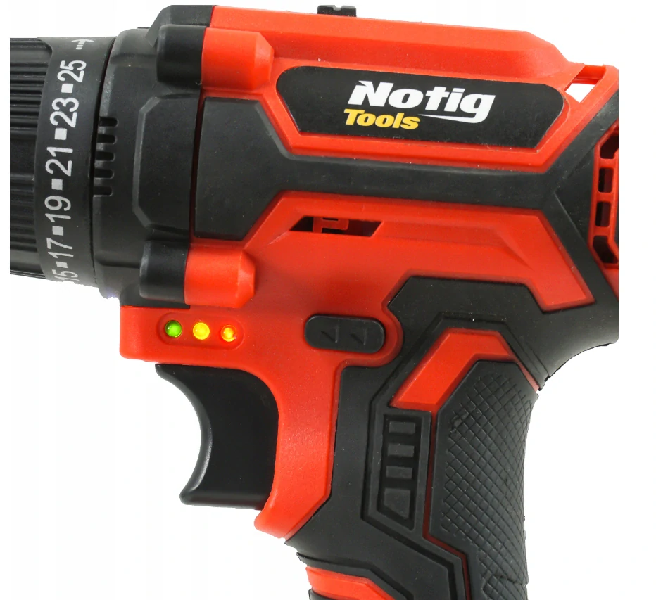 NOTIG-Aku Vŕtačka 12V 2xaku Li-ion