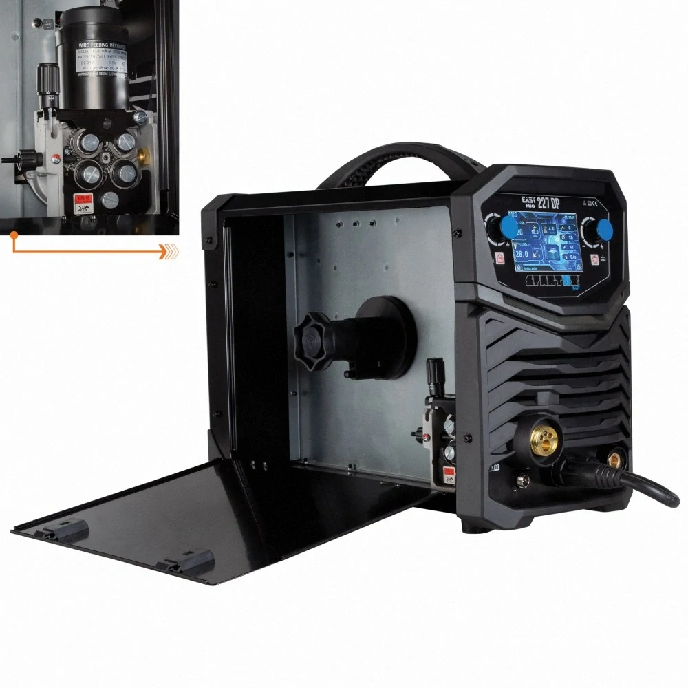 SPARTUS EasyMIG 227 DUAL PULSE– synergická MIG/MAG/MMA/TIG Lift zváračka 220A