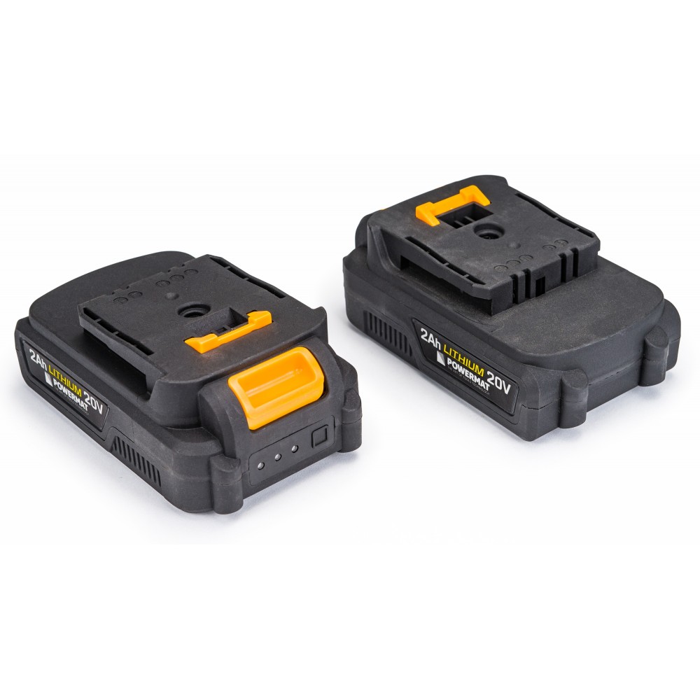 PowerMat-Aku vŕtačka s príklepom 20V 2x 2,0Ah Aku Li-ion