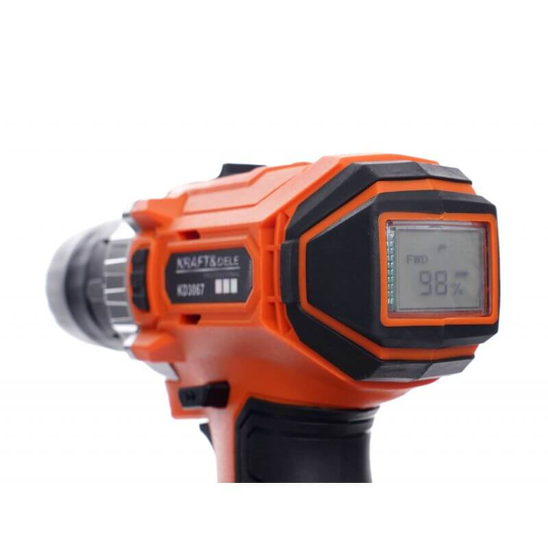 Kraft-Aku vŕtačka 20V 2x 1,5Ah Aku Li-ion