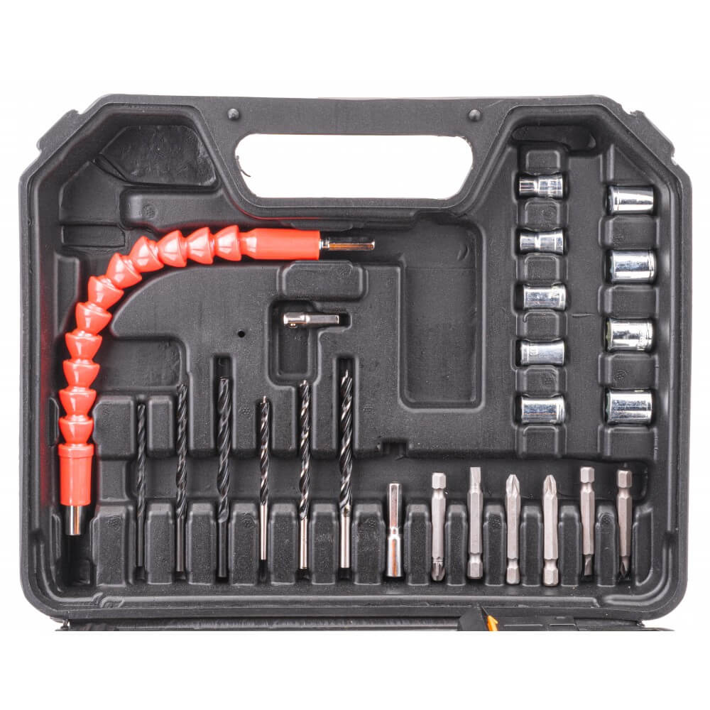 PowerMat-Aku vŕtačka 20V 2x 1,5Ah s príslušenstvom