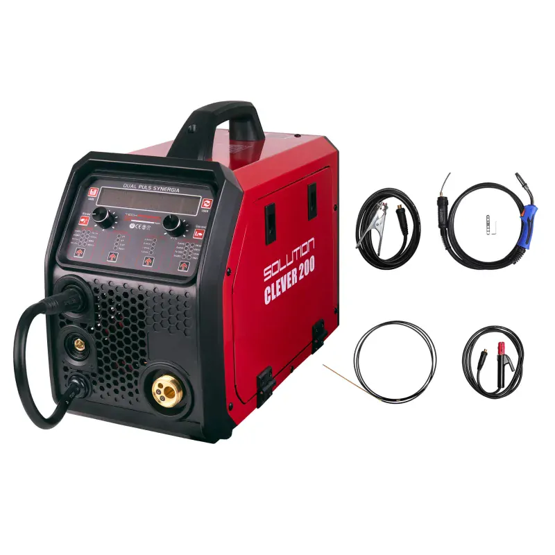 SOLUTION CLEVER 200- zváračka Co2 Dobule Pulse  SET Zapoj a Zváraj