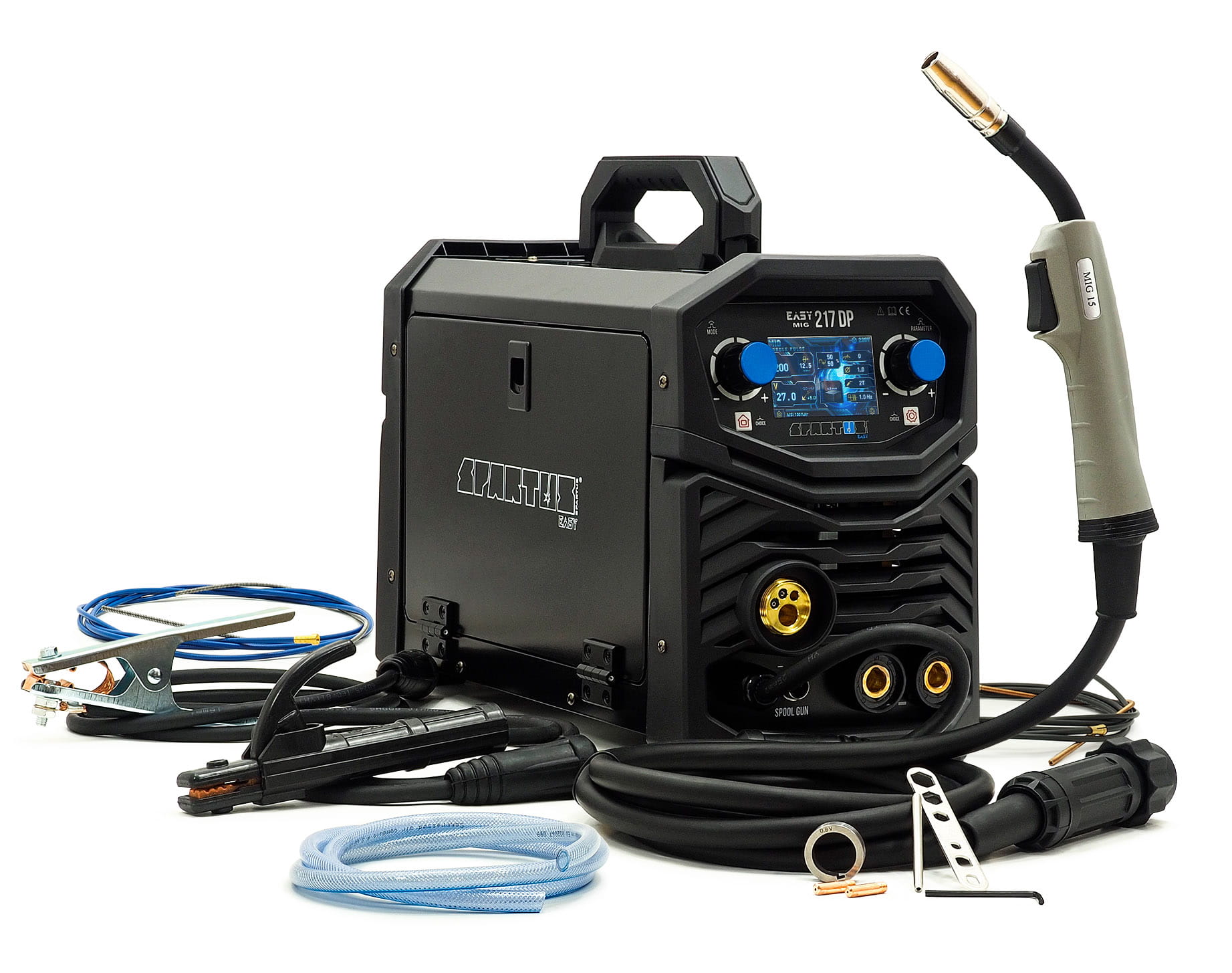 Spartus-EasyMIG 217 DUAL PULSE- zváračka Co2 SET Zapoj a Zváraj