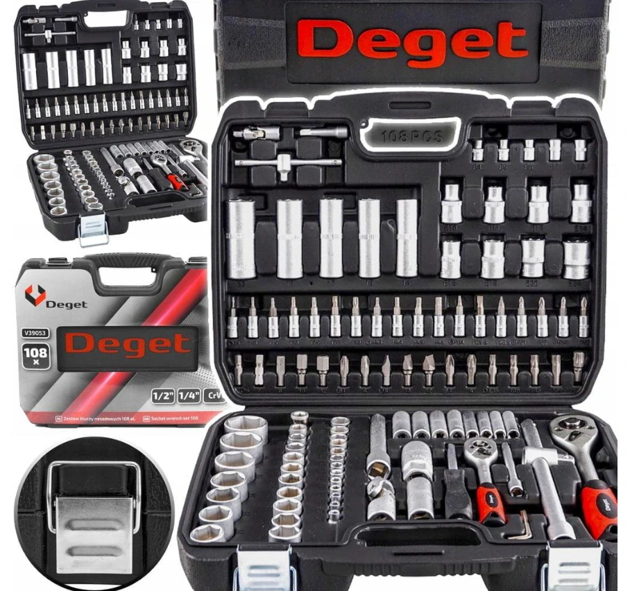 Deget-Gola sada 1/2"+1/4" 108dielna