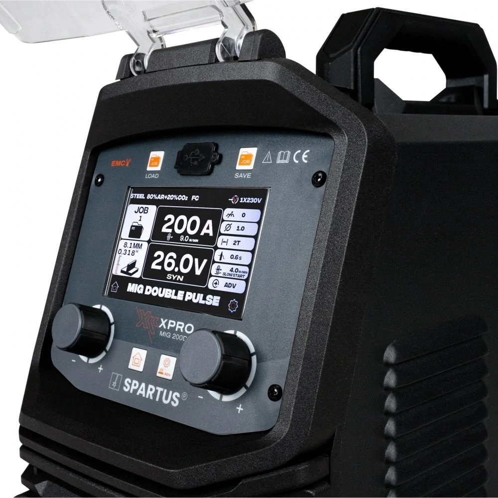 SPARTUS XPro MIG 200 DUAL PULSE-MIG-MAG/MMA/Tig lift zváračka