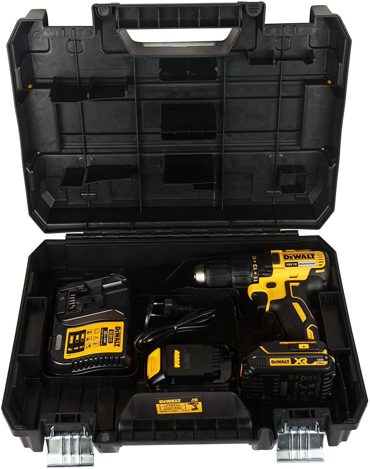 DeWALT-DCD777S2T bezuhlíková vŕtačka 18V 2x1,5Ah