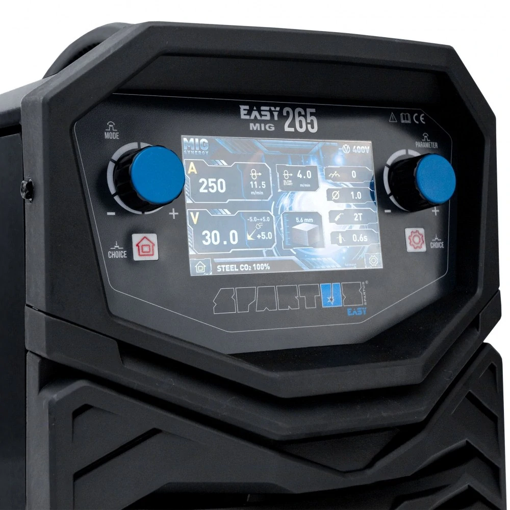 SPARTUS EasyMIG 265 – synergická MIG/MAG/MMA/TIG Lift zváračka 250A