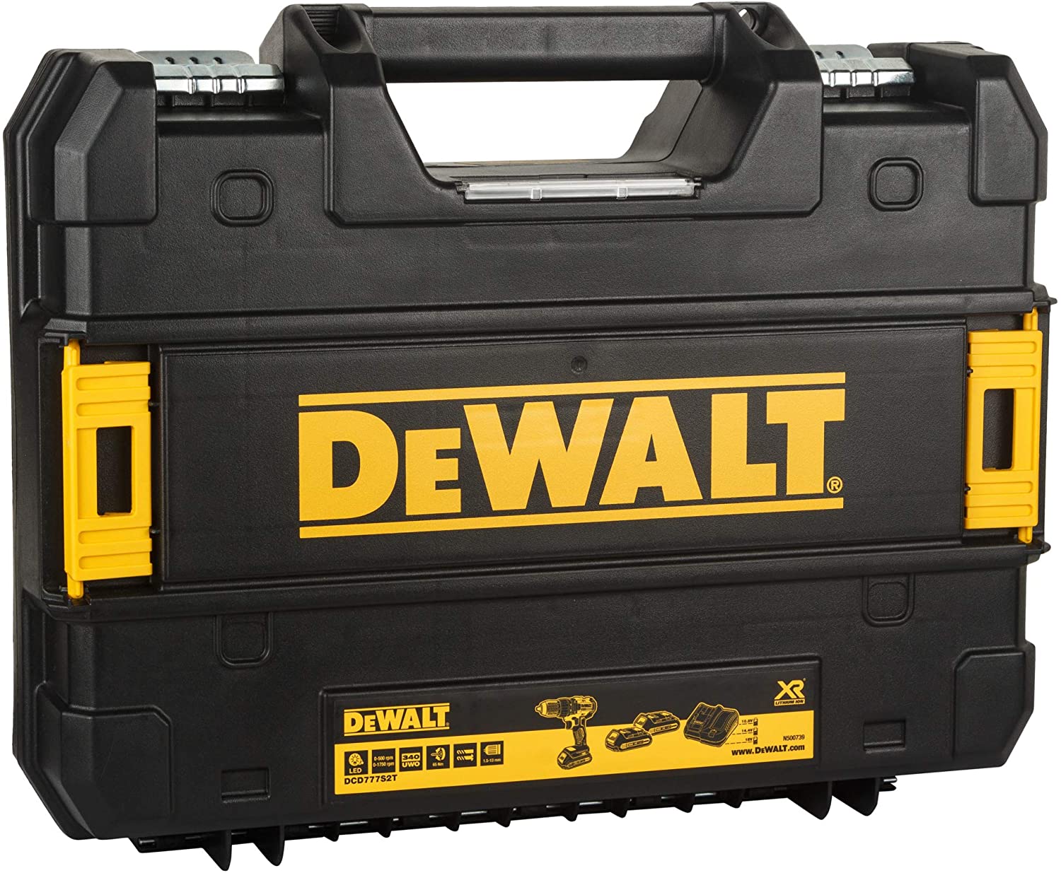 DeWALT-DCD777S2T bezuhlíková vŕtačka 18V 2x1,5Ah