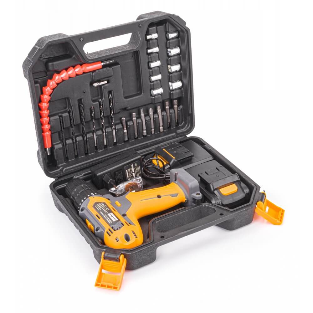 PowerMat-Aku vŕtačka 20V 2x 1,5Ah s príslušenstvom