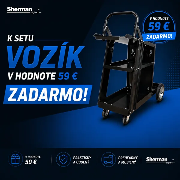 K setu Sherman DIGIMIG 210 LCD Double Pulse vozík zadarmo